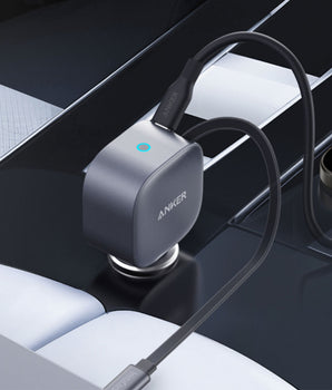 Anker 2-in-1 Clutter-Free Car Charger 75W