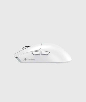 X11 Attack Shark Wireless Mouse – White Edition