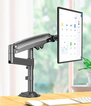 NB H100 Gas Spring Ergonomic Monitor Arm (22"-35")