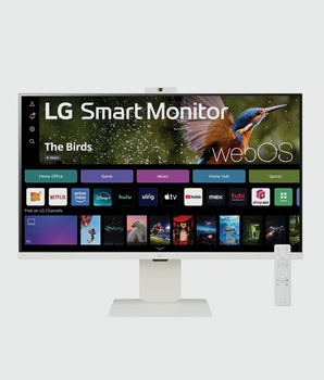 LG 32 Inch MyView 4K UHD IPS Smart Monitor with webOS and Built-in FHD Webcam 32SR85U
