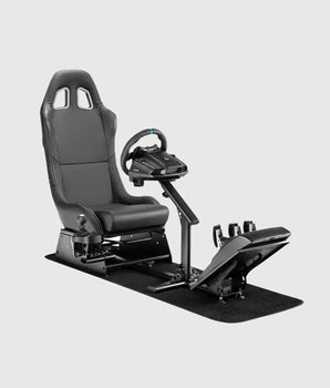 Racing Simulator Cockpit with Adjustible Seat