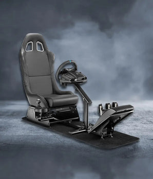 Racing Simulator Cockpit with Adjustible Seat