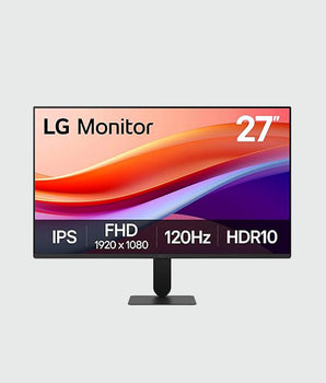LG 27 Inch FHD IPS 120Hz HDR10 Monitor with Slim Stand