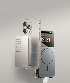 Momax Q.Mag X1 Magnetic Wireless Power Bank 10000mAh