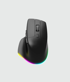 Wireless Bluetooth Mouse, Rechargeable, 3-Mode