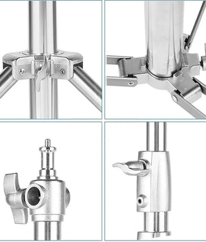 Light Stand 2.8m Stainless Steel with Spring Cusion